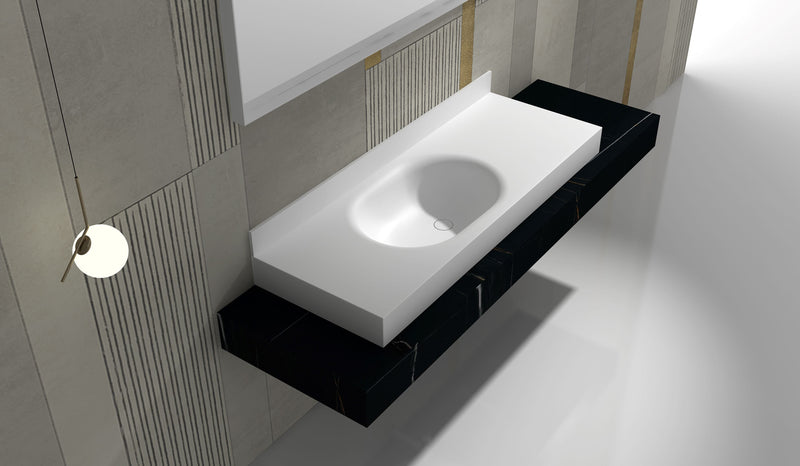 New solid surface baby bath for maternity centres and hospitals.