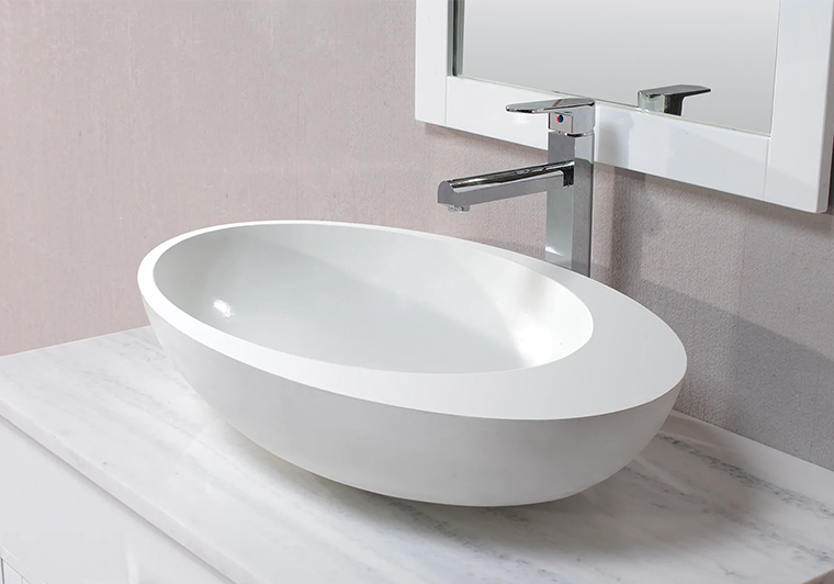 White enamel retro basin - online purchase