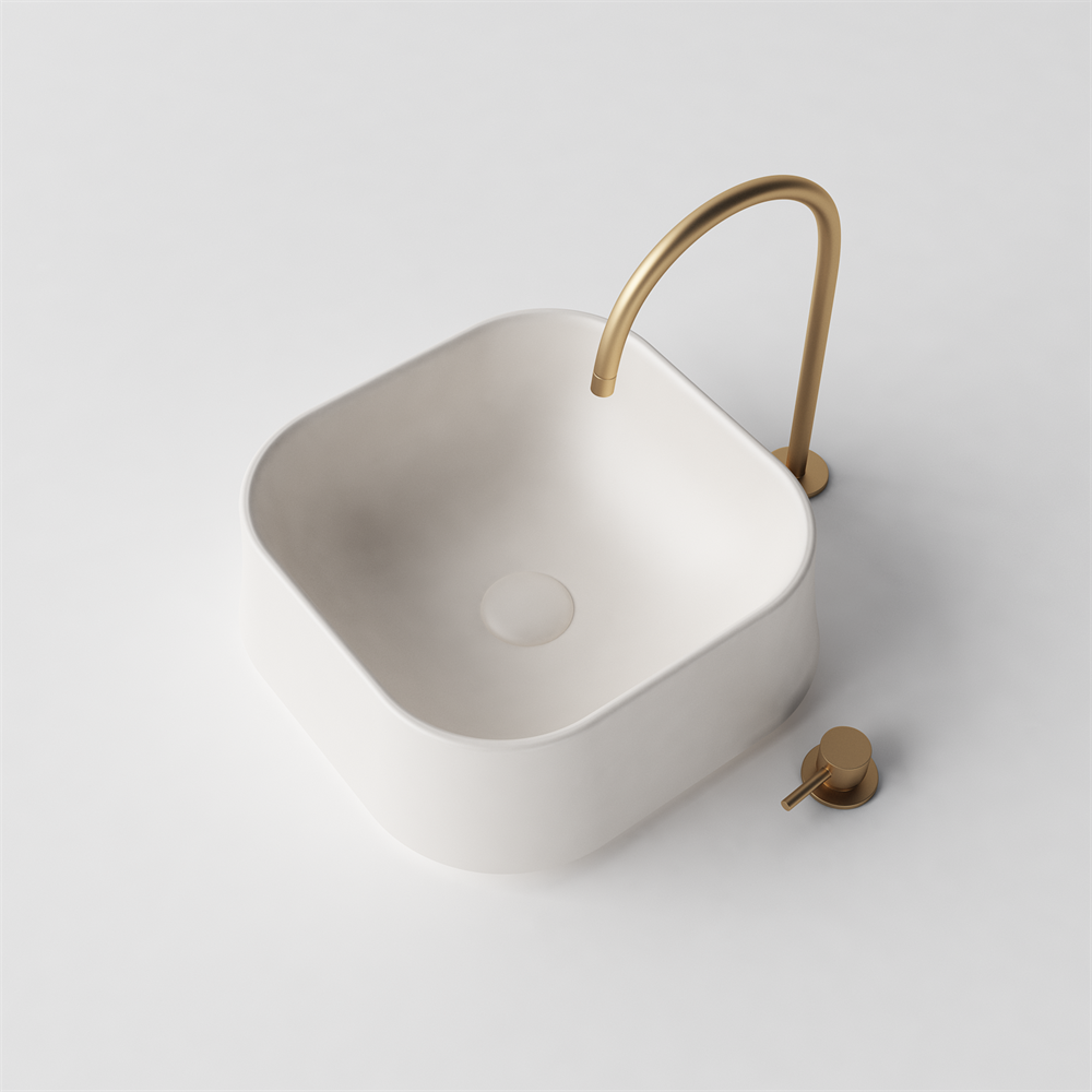 Square Asymmetrical Basin - 413mm - B3 Various Colours
