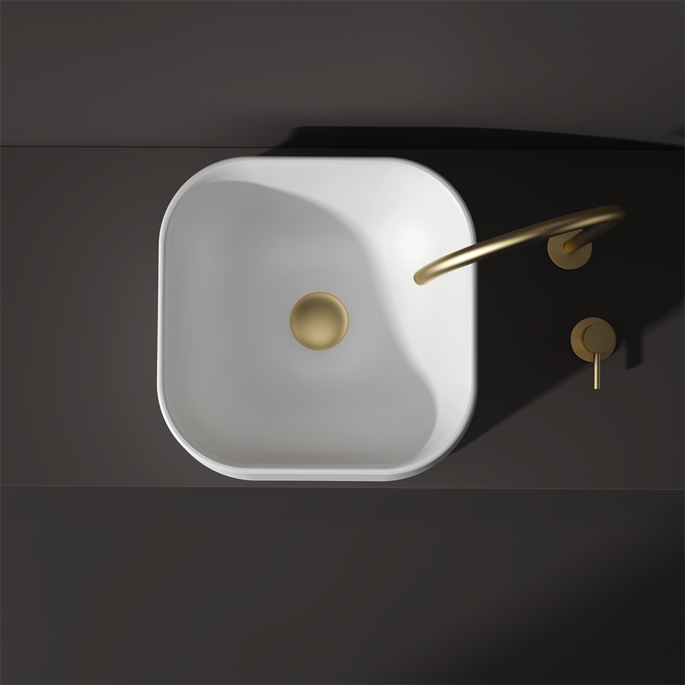 Square Asymmetrical Basin - 413mm - B3 Various Colours