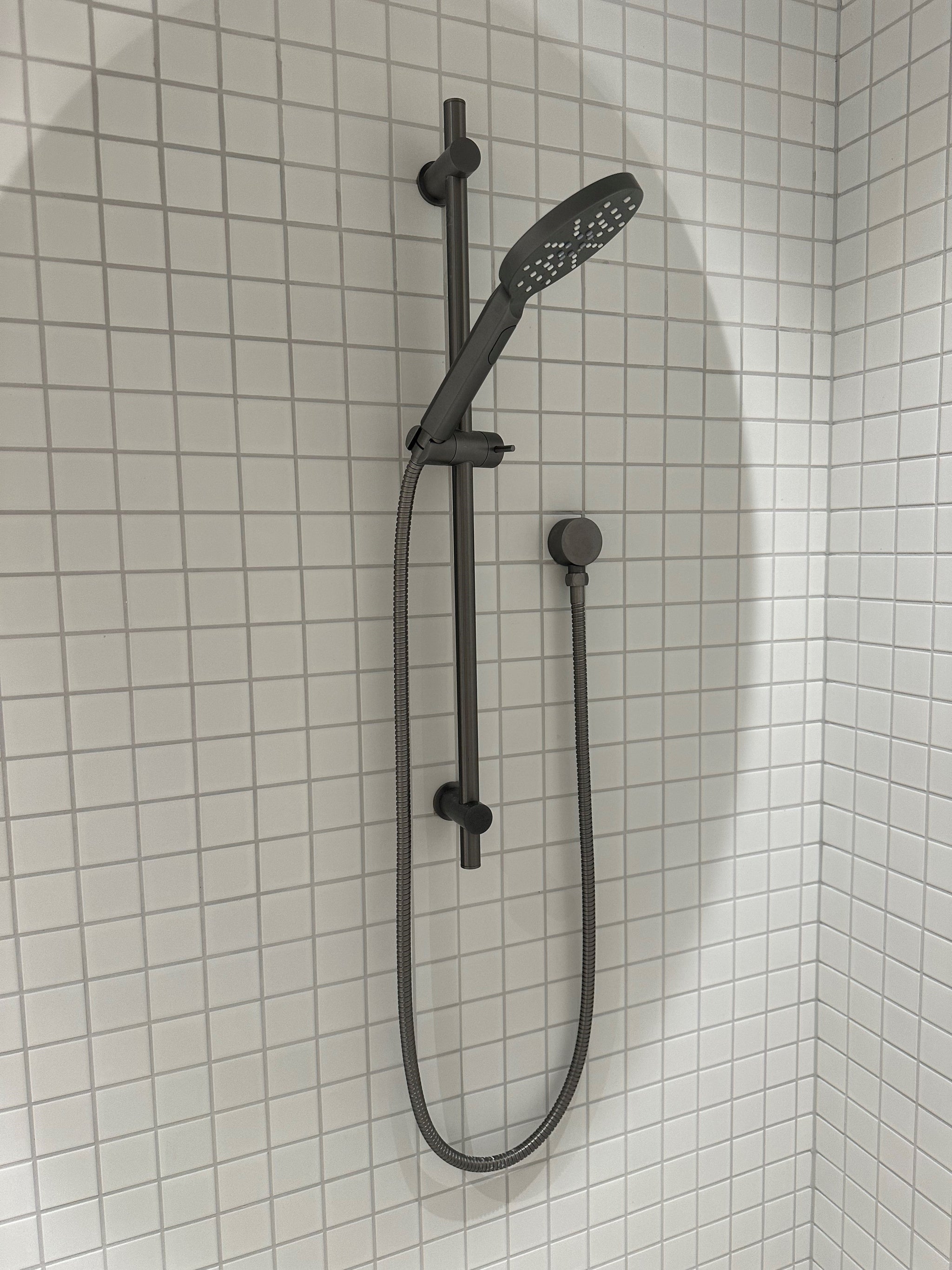 Shower Rail - Brushed Gunmetal - CLAS21