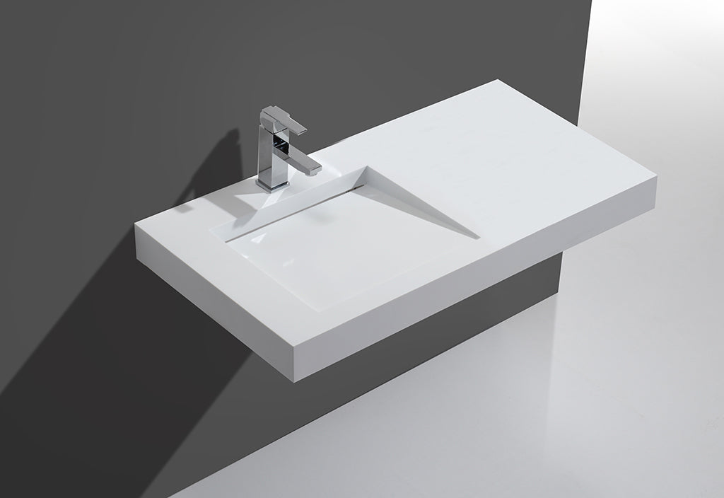 Hugi Modern Wall Hung Basin - 900mm - B1339