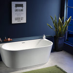 Miami 1800 - Large Acrylic Back-To-Wall Bath -  1800mm