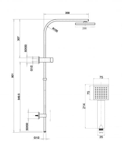 Tapware Shower Roc