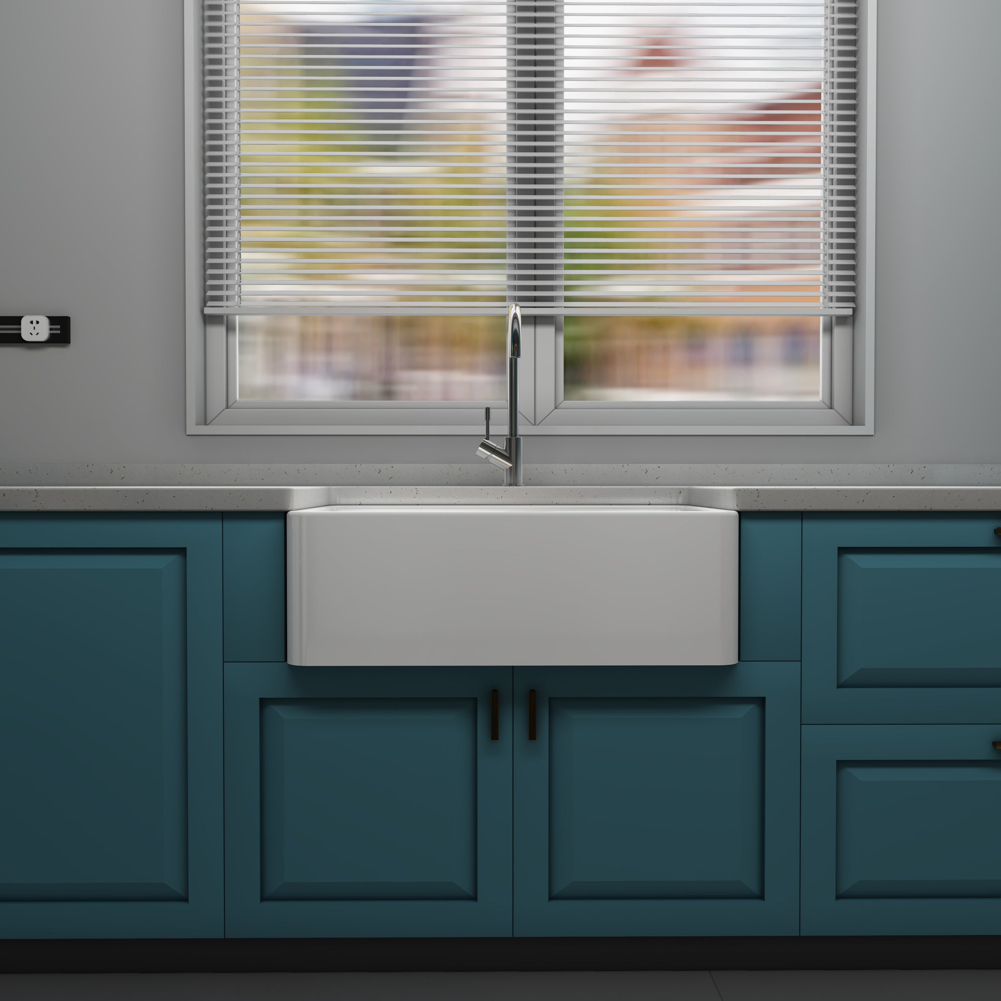 Traditional Fireclay Butlers Sink Oversized White 758mm - TK3018