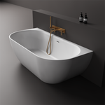 Justina Back-to-wall stone bath 1700mm - ST12 1700 BW
