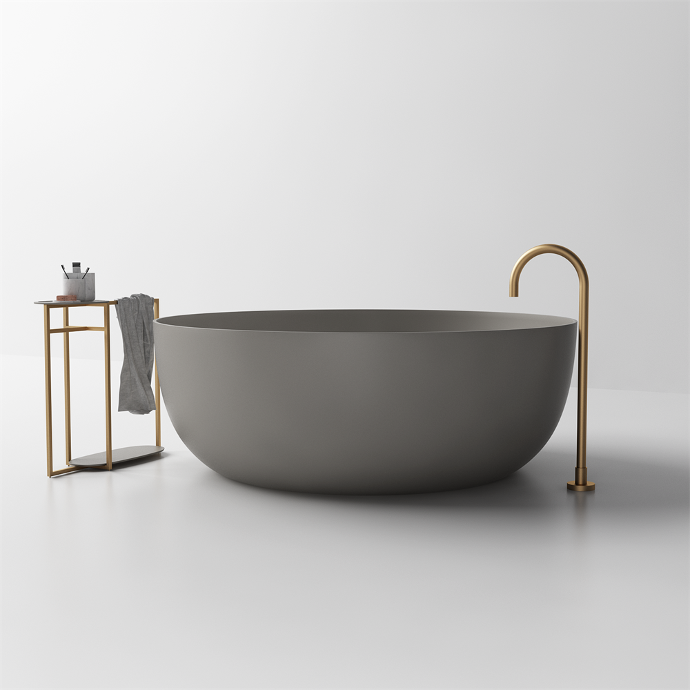 Silvia Small Round Stone Bath - 1200mm - ST13 1200 (G)