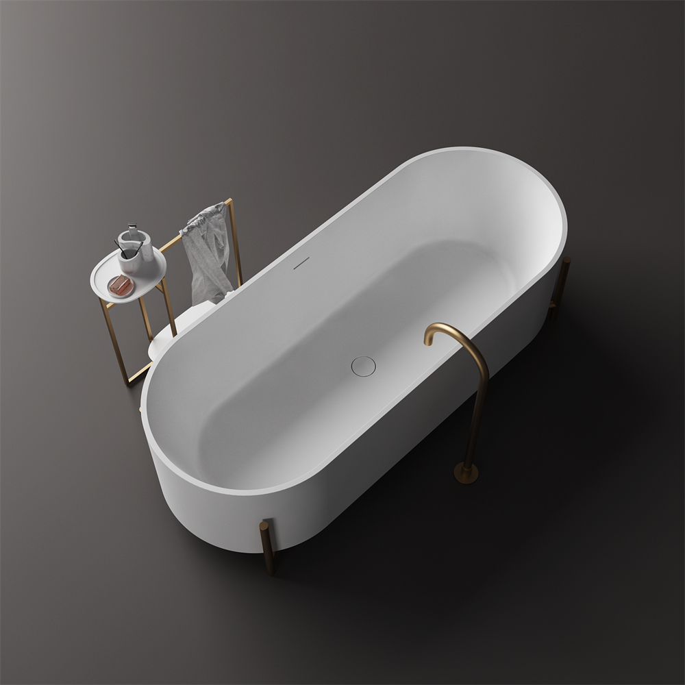 Elise large statement bath with frame - 1800mm - ST82