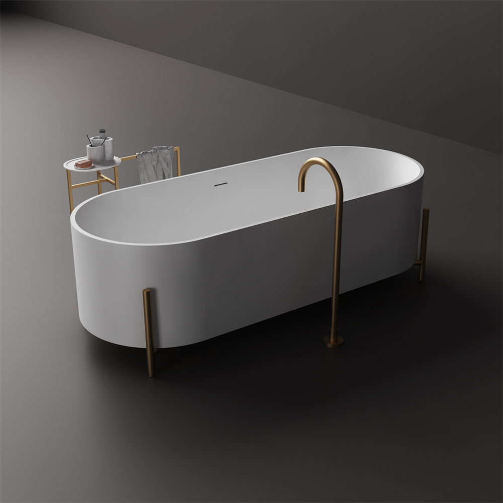 Elise large statement bath with frame - 1800mm - ST82