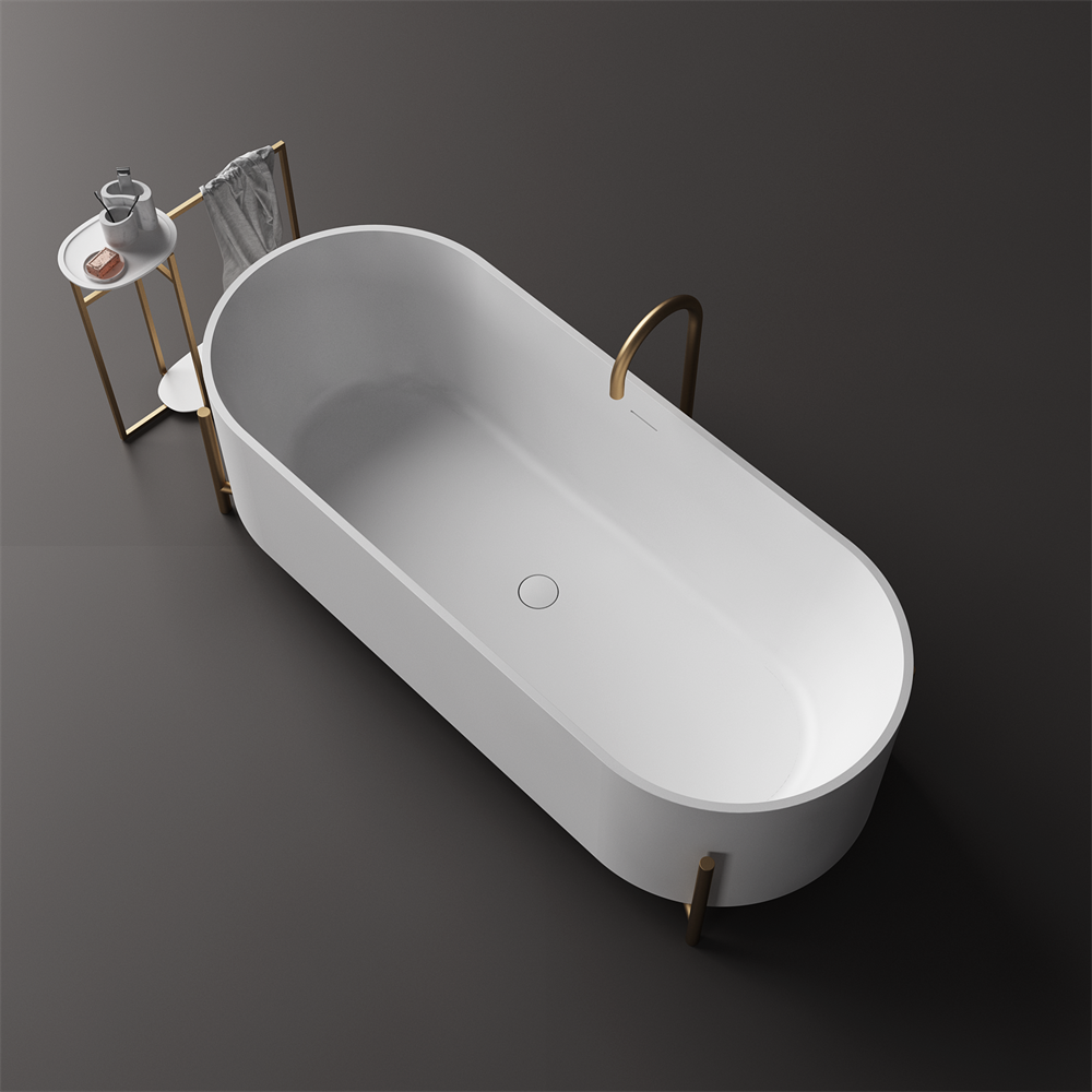 Elise large statement bath with frame - 1800mm - ST82