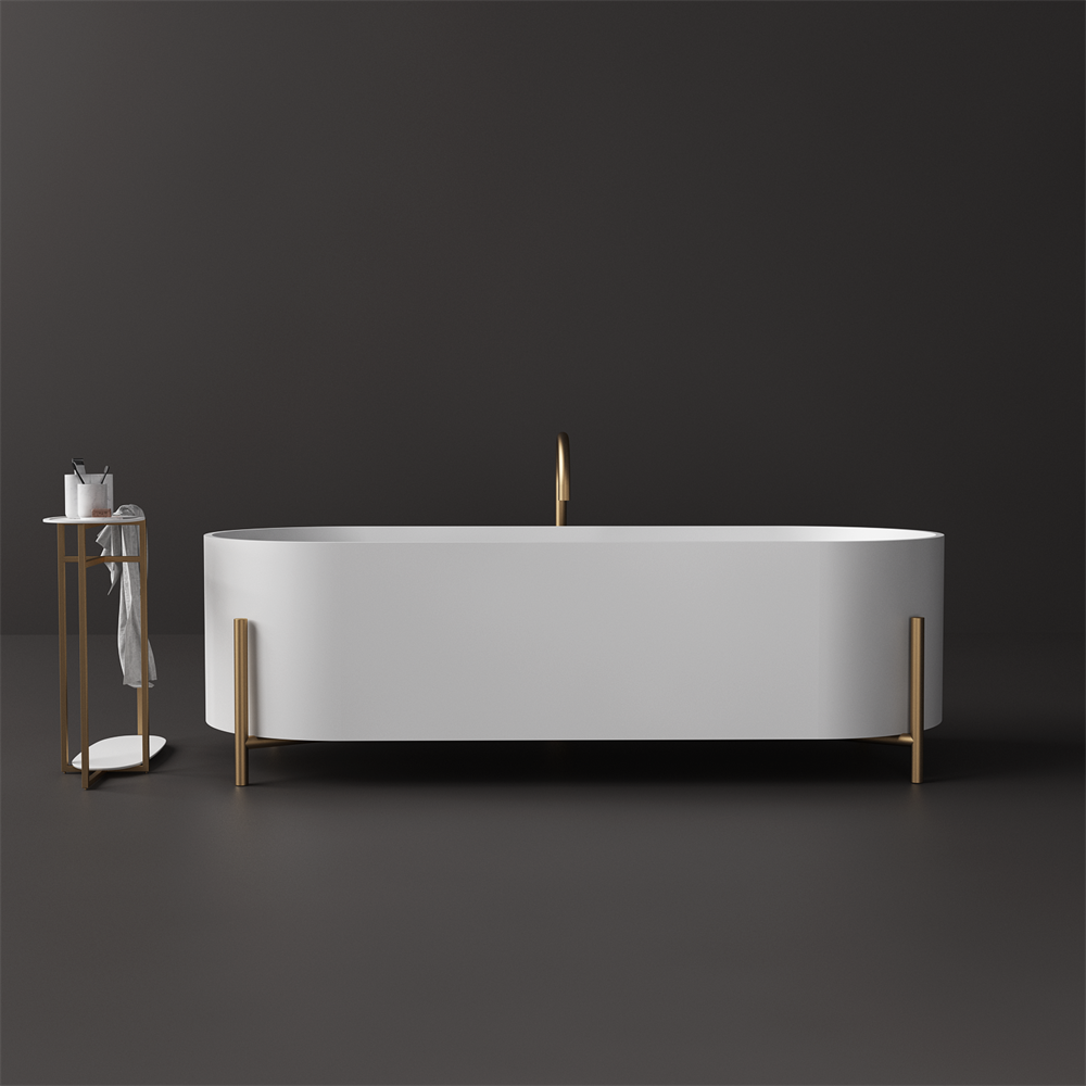 Elise large statement bath with frame - 1800mm - ST82