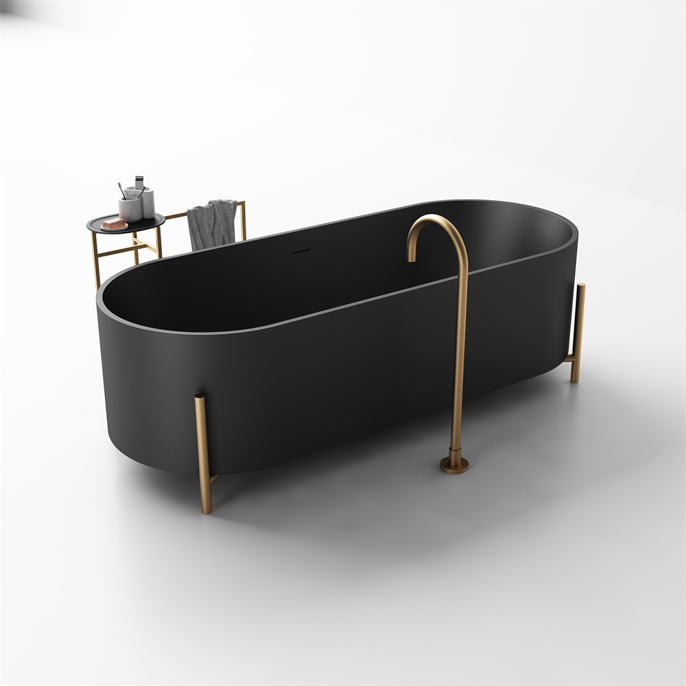 Elise large statement bath with frame - 1800mm - ST82