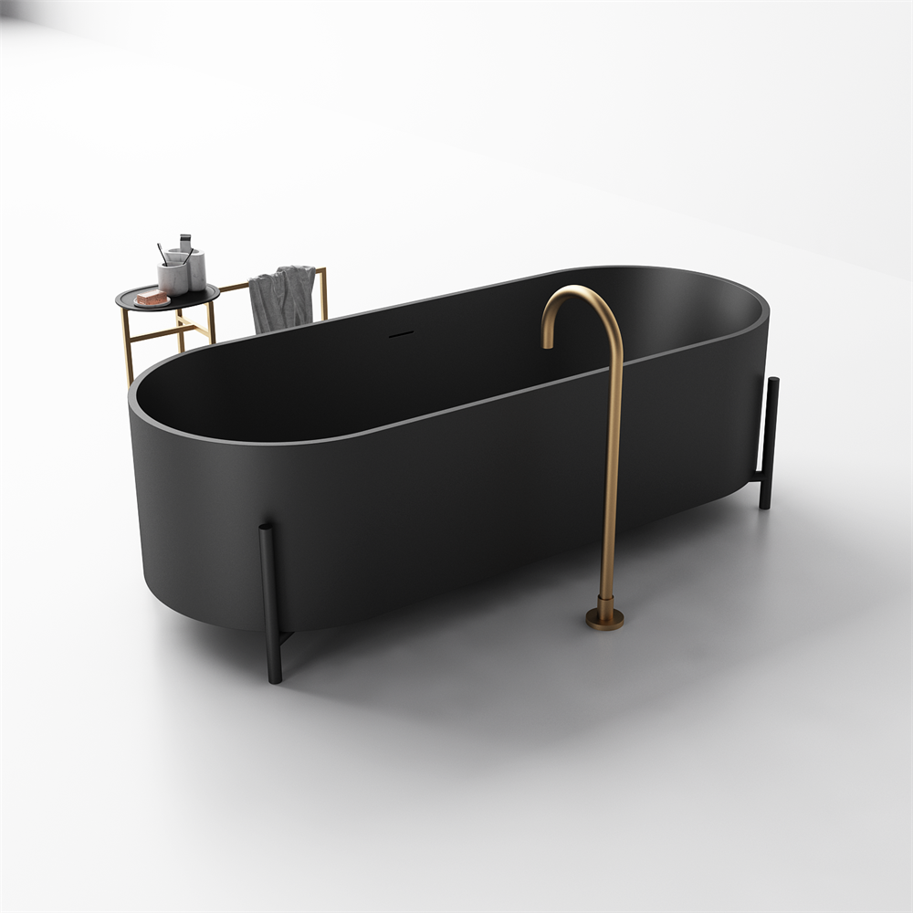 Elise large statement bath with frame - 1800mm - ST82