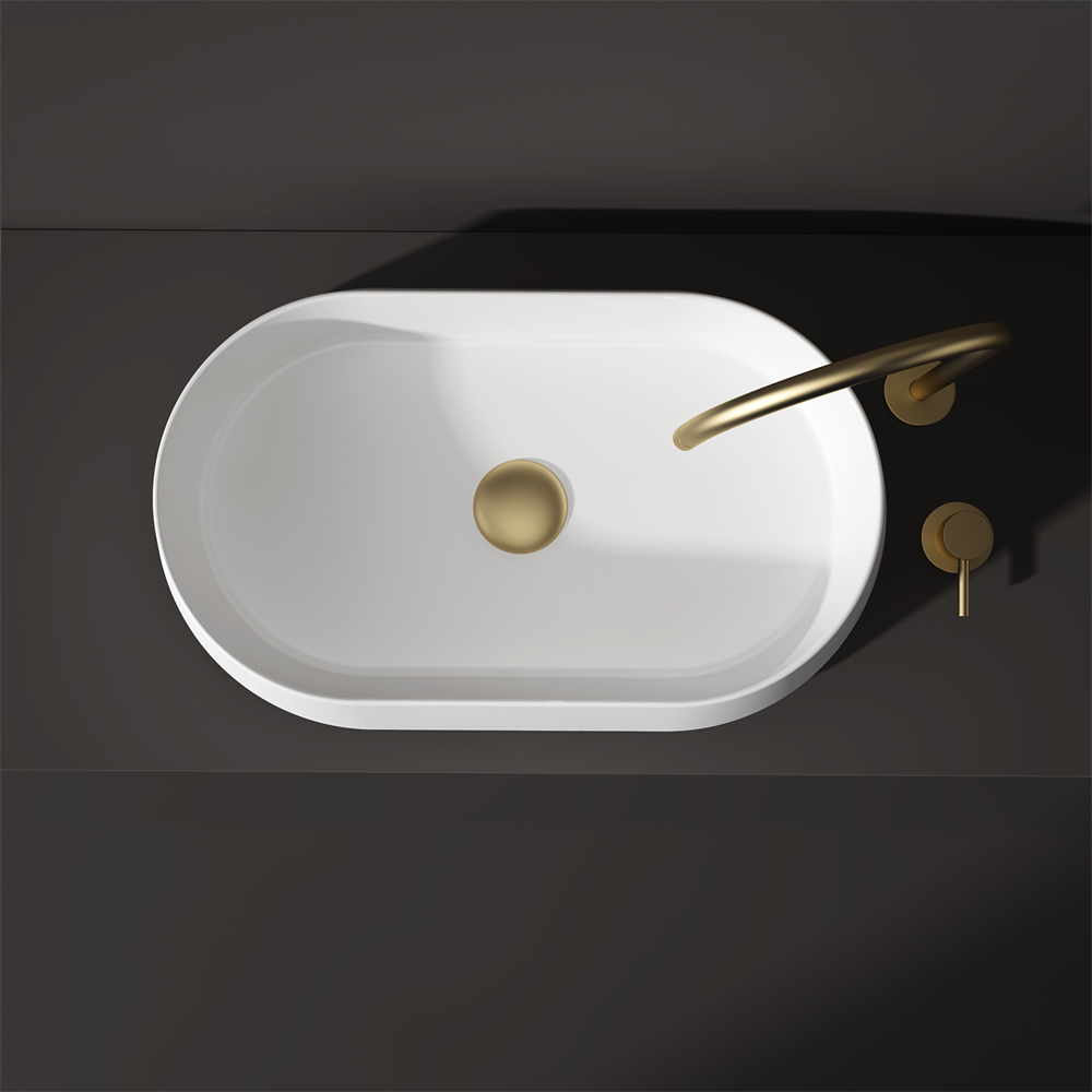 Unique benchtop basin - 595mm - STB80-1 - Various Colours