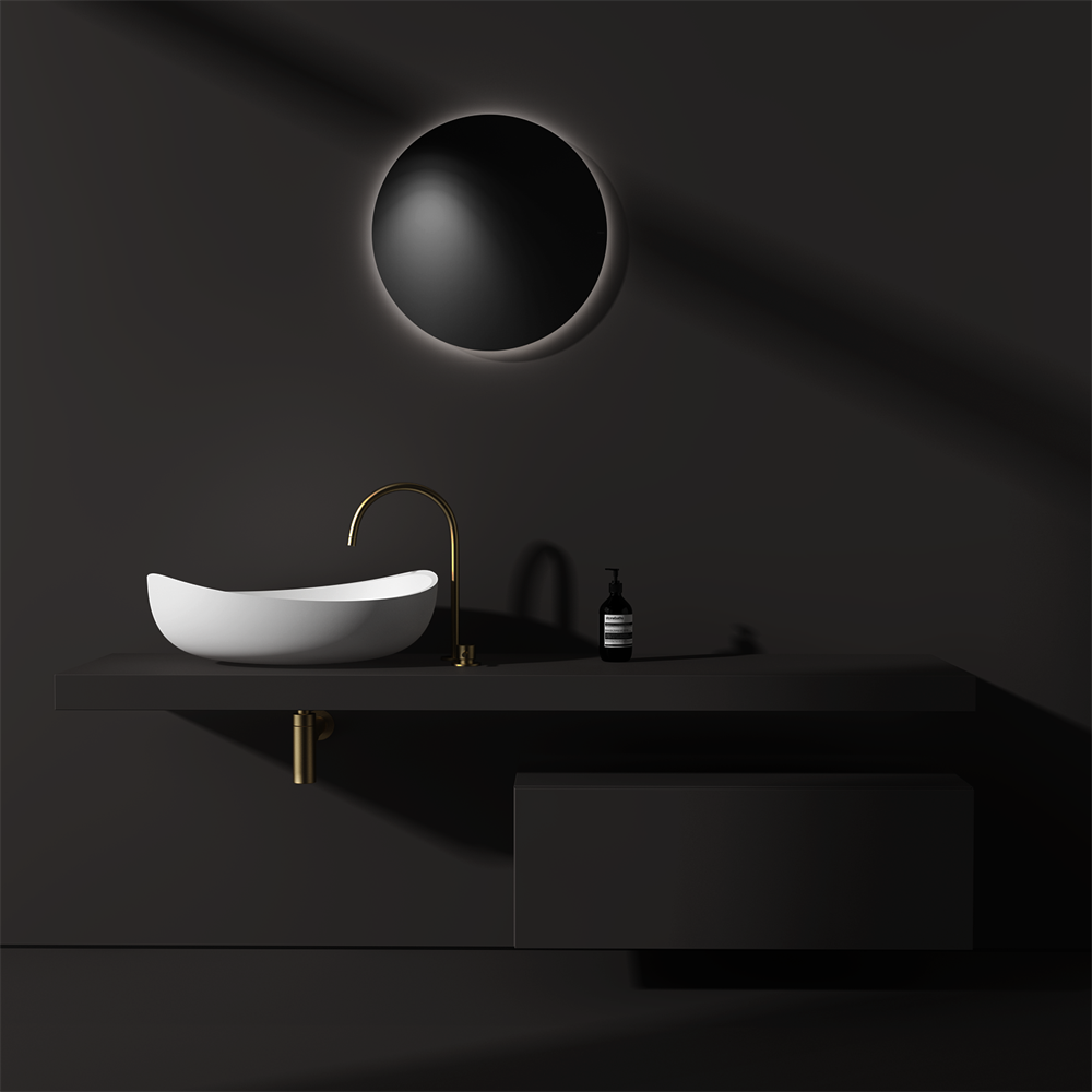 Slimline Curved Feature Basin - 600mm - STB85 T - Various Colours