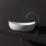 Slimline Curved Feature Basin  - 600mm - STB85 T - Various Colours