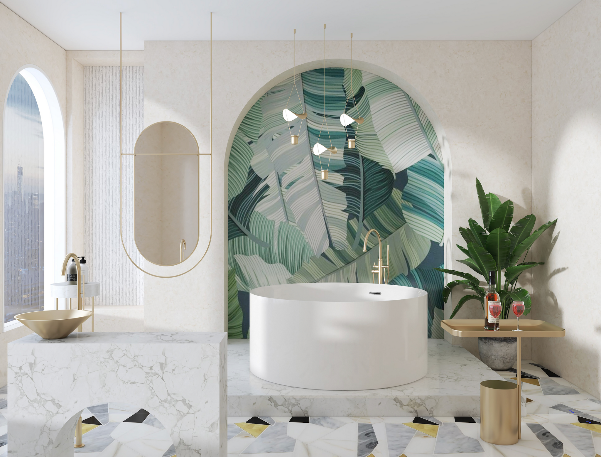 Maldives 1400 - Freestanding Round Bath - 1400mm