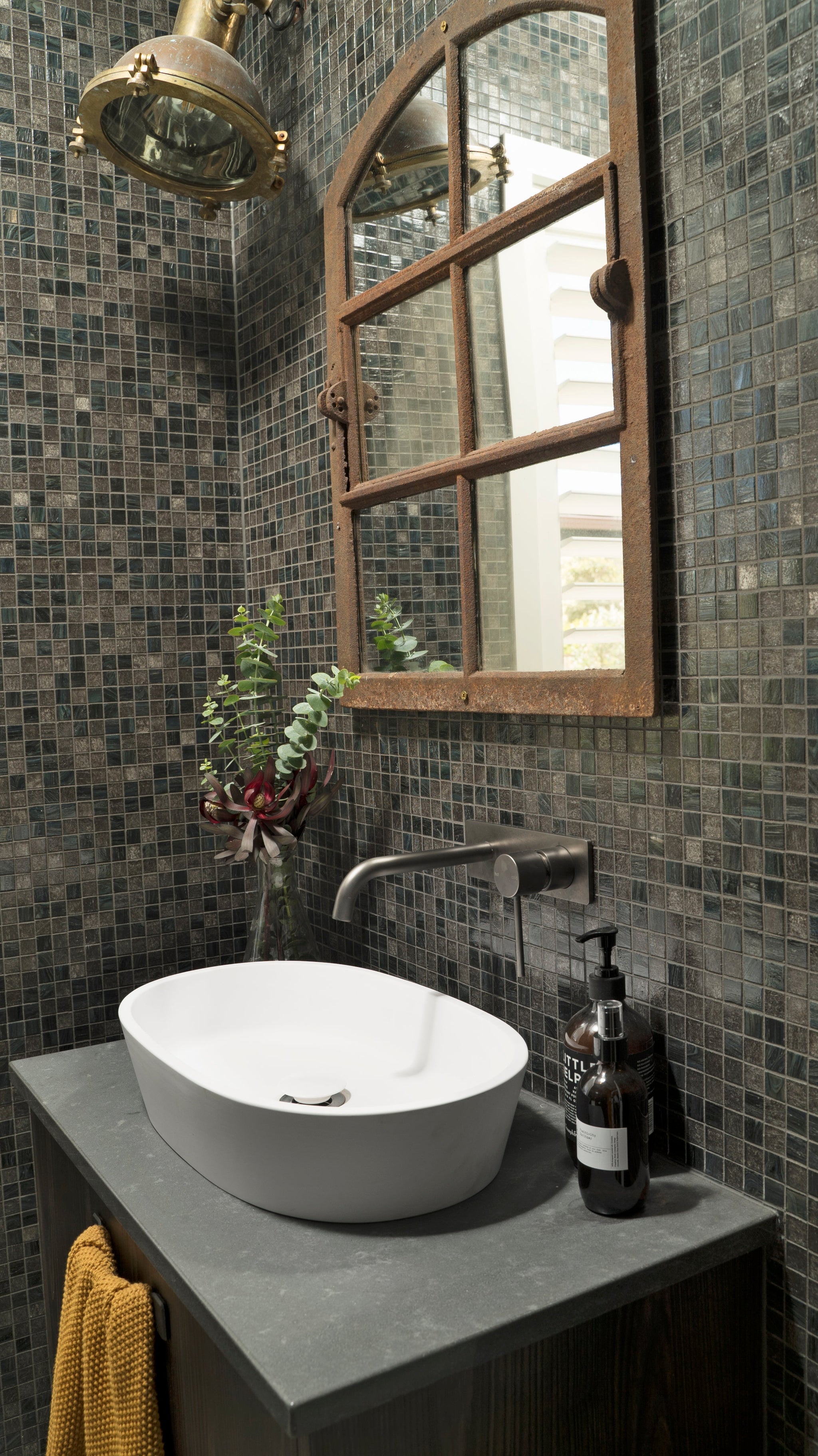 Baths Brushed Gun Metal