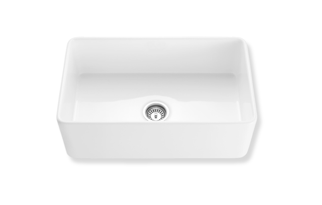 Traditional Fireclay Butlers Sink Oversized White 758mm - TK3018