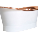 The Copper Bath Tub - Shanti Copper Double Slipper 1700mm - CB5017-D67