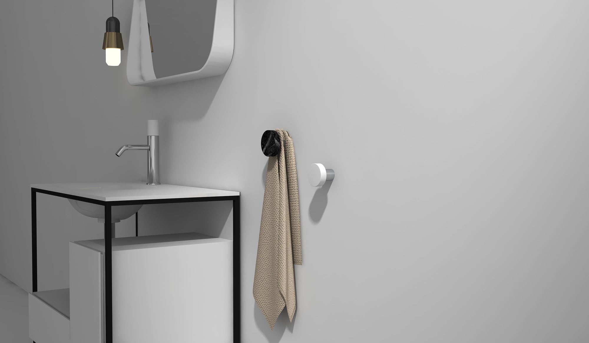 Round Robe Hook - 50mm - G01151