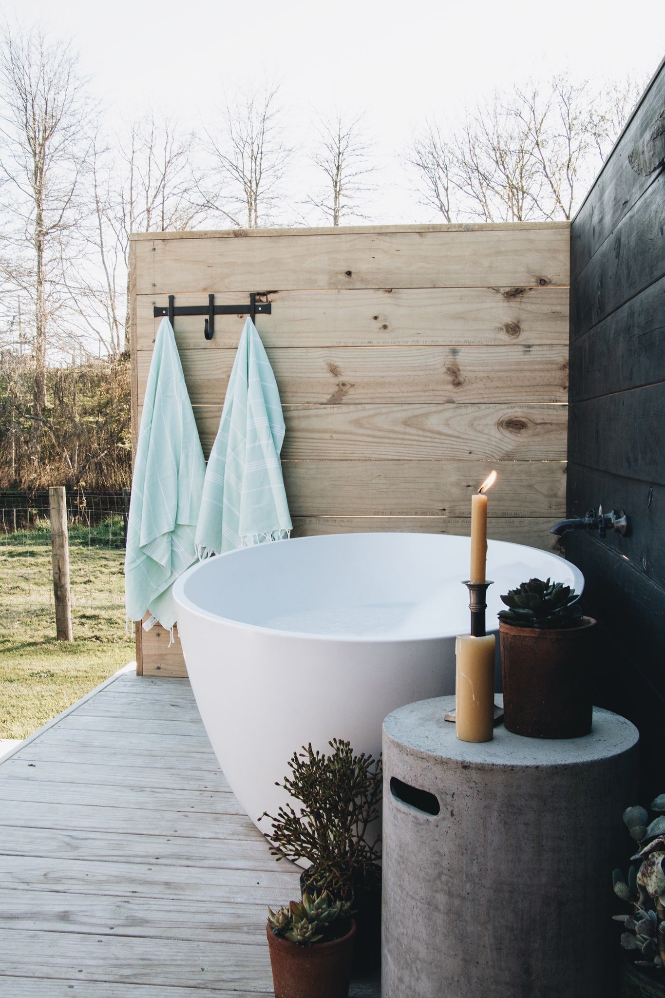 Gigi Oversized Outdoor Freestanding Stone Bath - 1790mm - ST26 1790 O