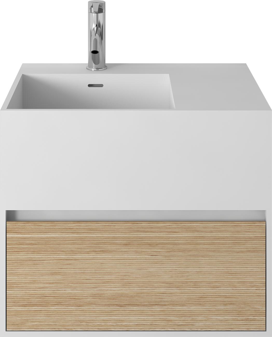 Wall Hung Vanity & Solid Basin - 600mm - G38426