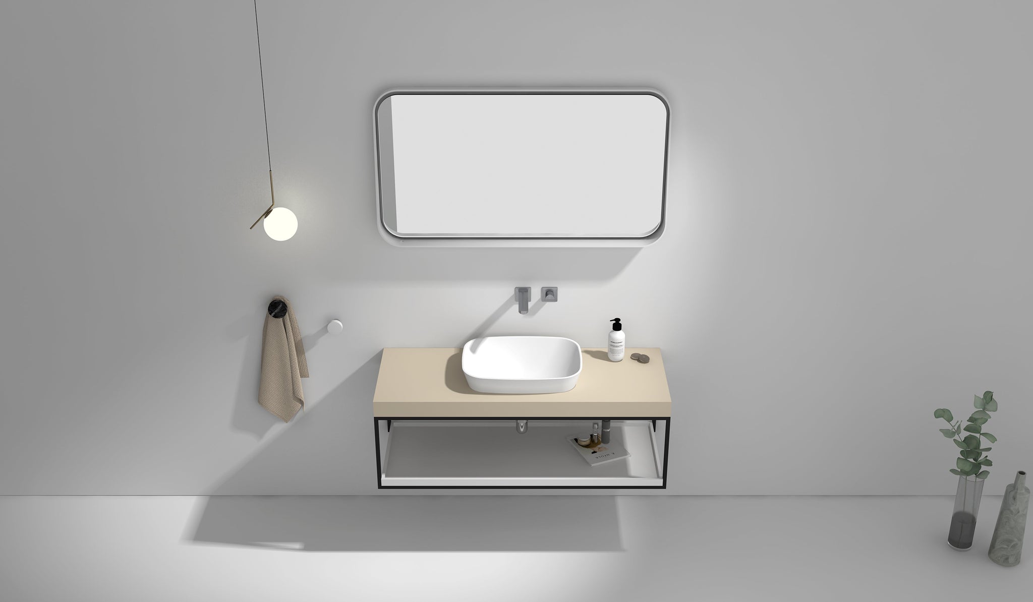 Gia Benchtop Stone Basin - 500mm - G38586