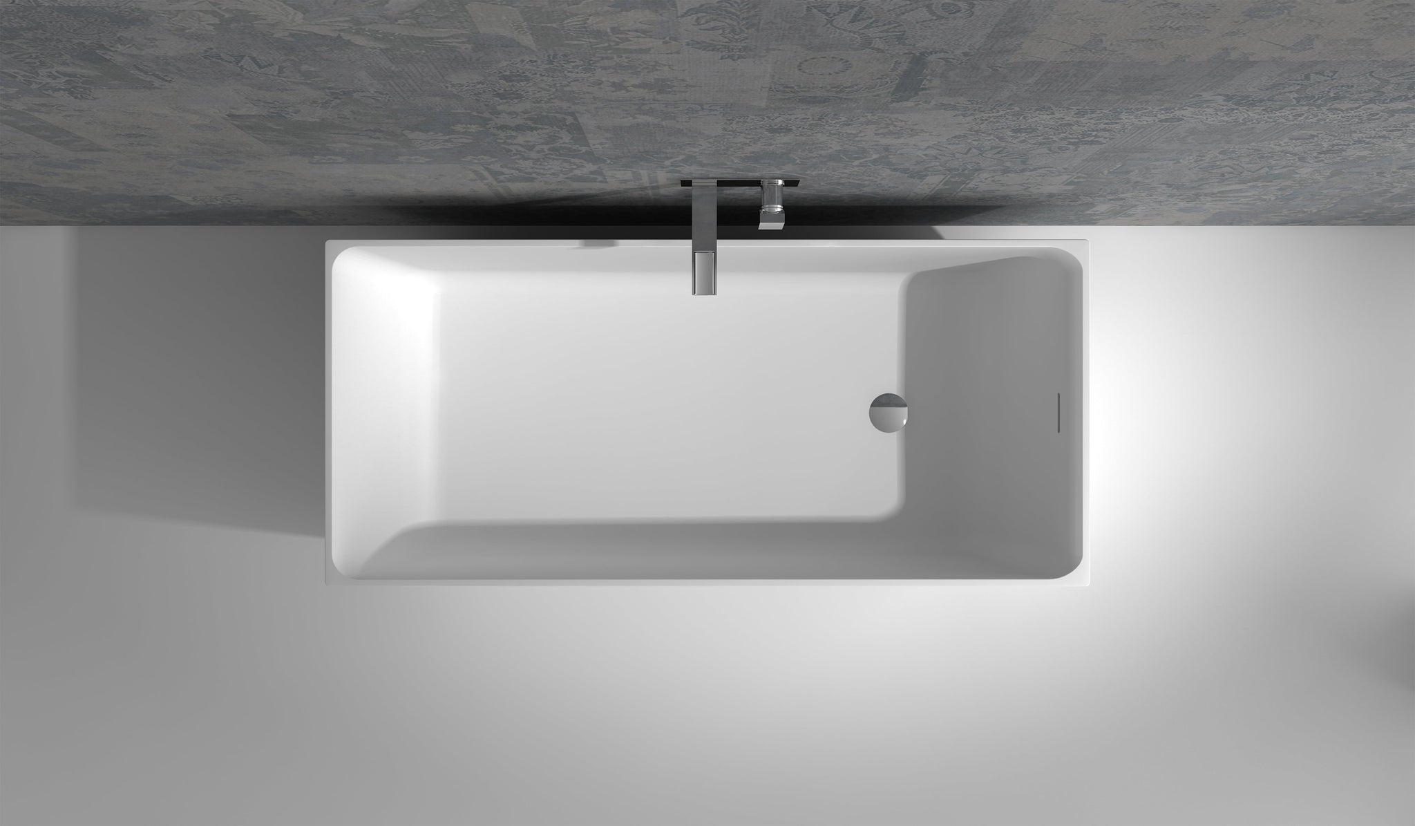 Gia Small Asymmetrical Rectangle Bath - 1500mm G65194