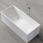 Contemporary Stone Bath w/ Built-In Seat - 1680mm - B029