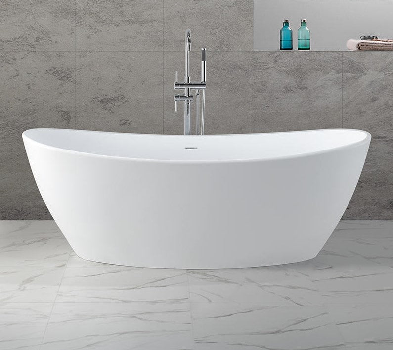 Hugi Compact, Freestanding Stone Bath - 1500mm - B034A