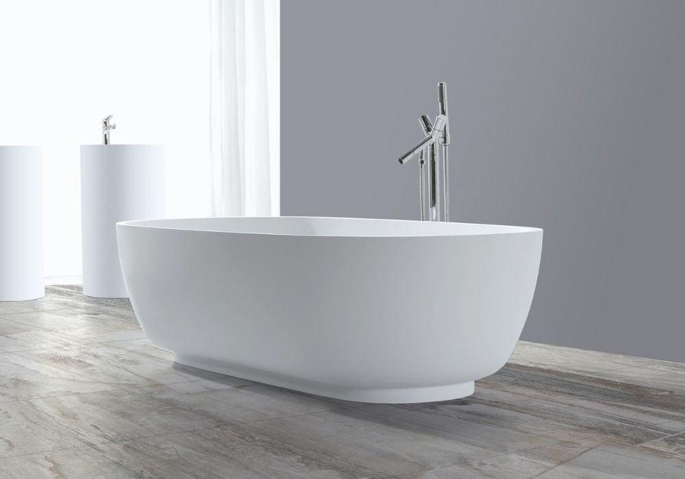 Hugi Two Person Large Stone Bath - 1810mm - B036