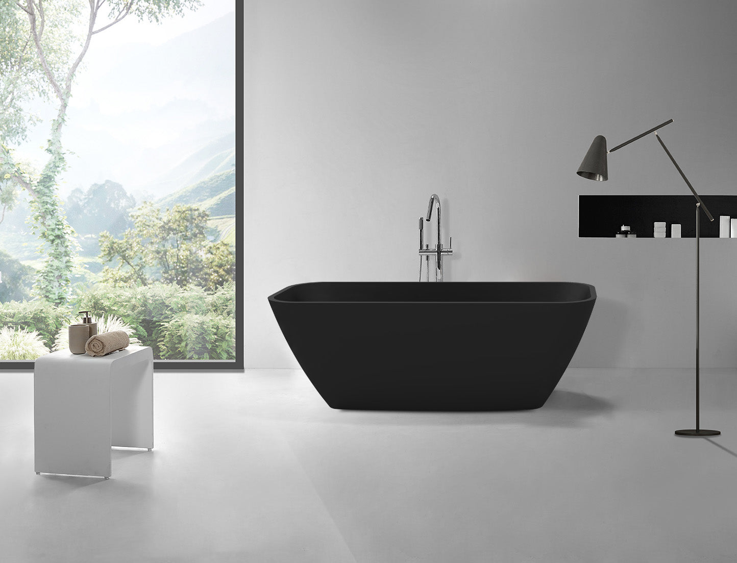 Hugi Stone Bath - Mid-Sized - 1705mm - B037