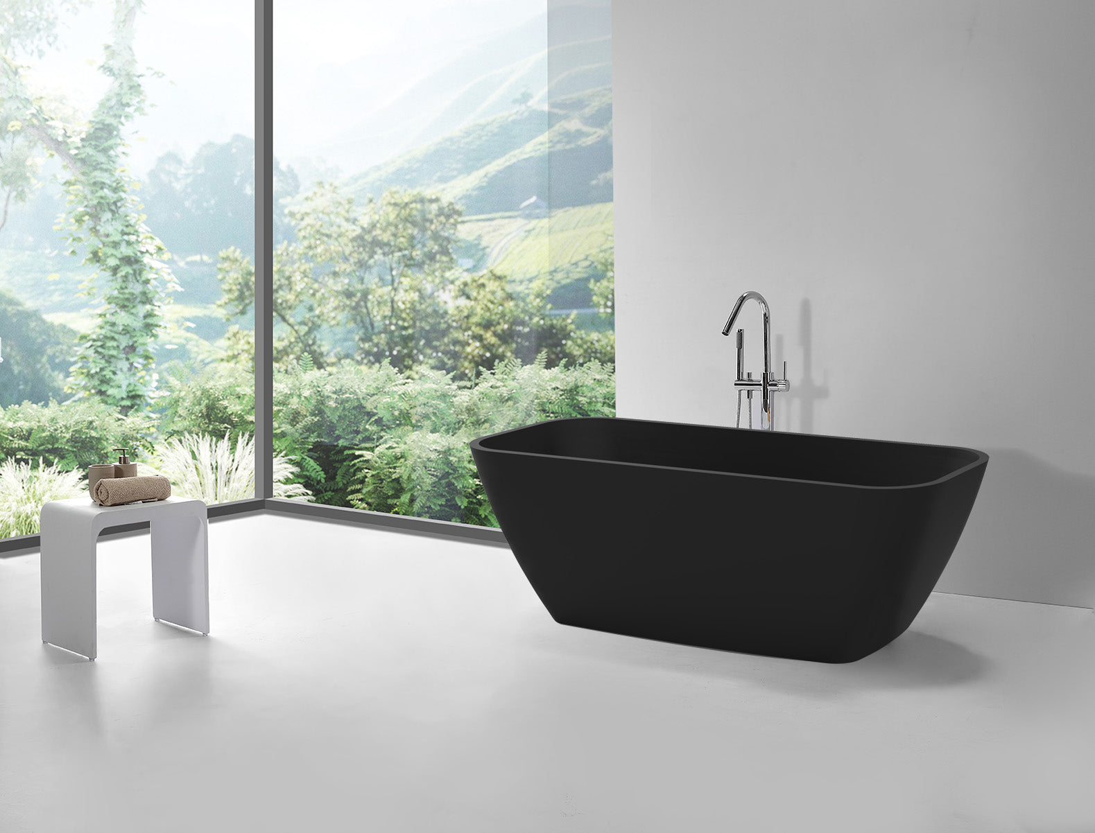 Hugi Stone Bath - Mid-Sized - 1705mm - B037