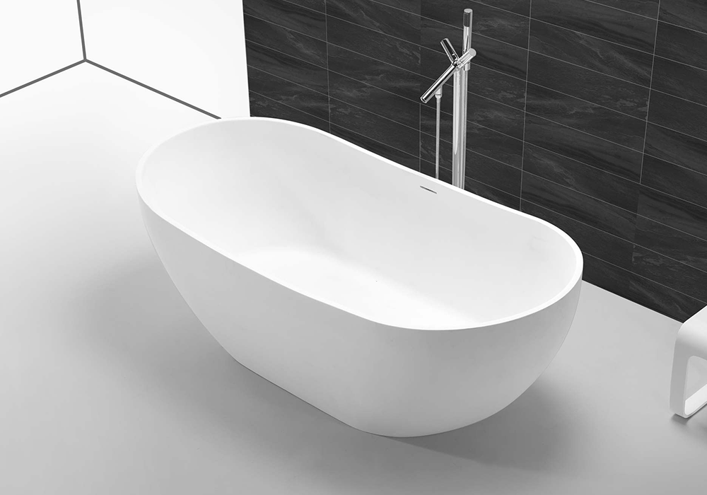 Curved Stone Bath - 1790mm - B054