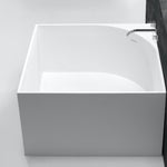 Hugi Square Stone Bath - Perfect For Corners - 1040mm - B067