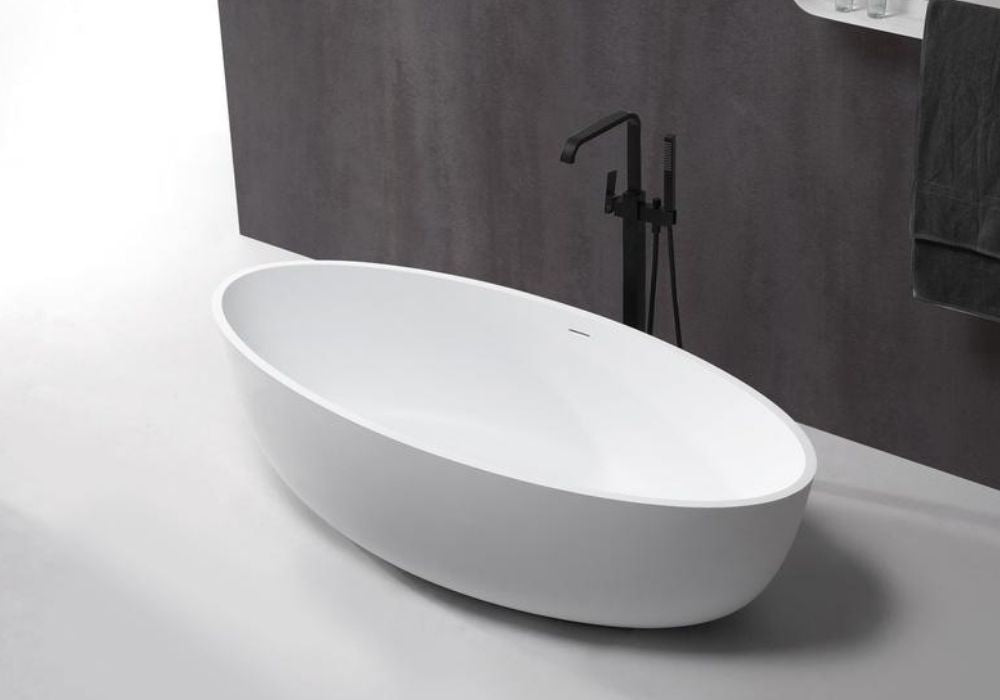 Hugi Extra Long & Low Stone Bath - 1810mm - B088