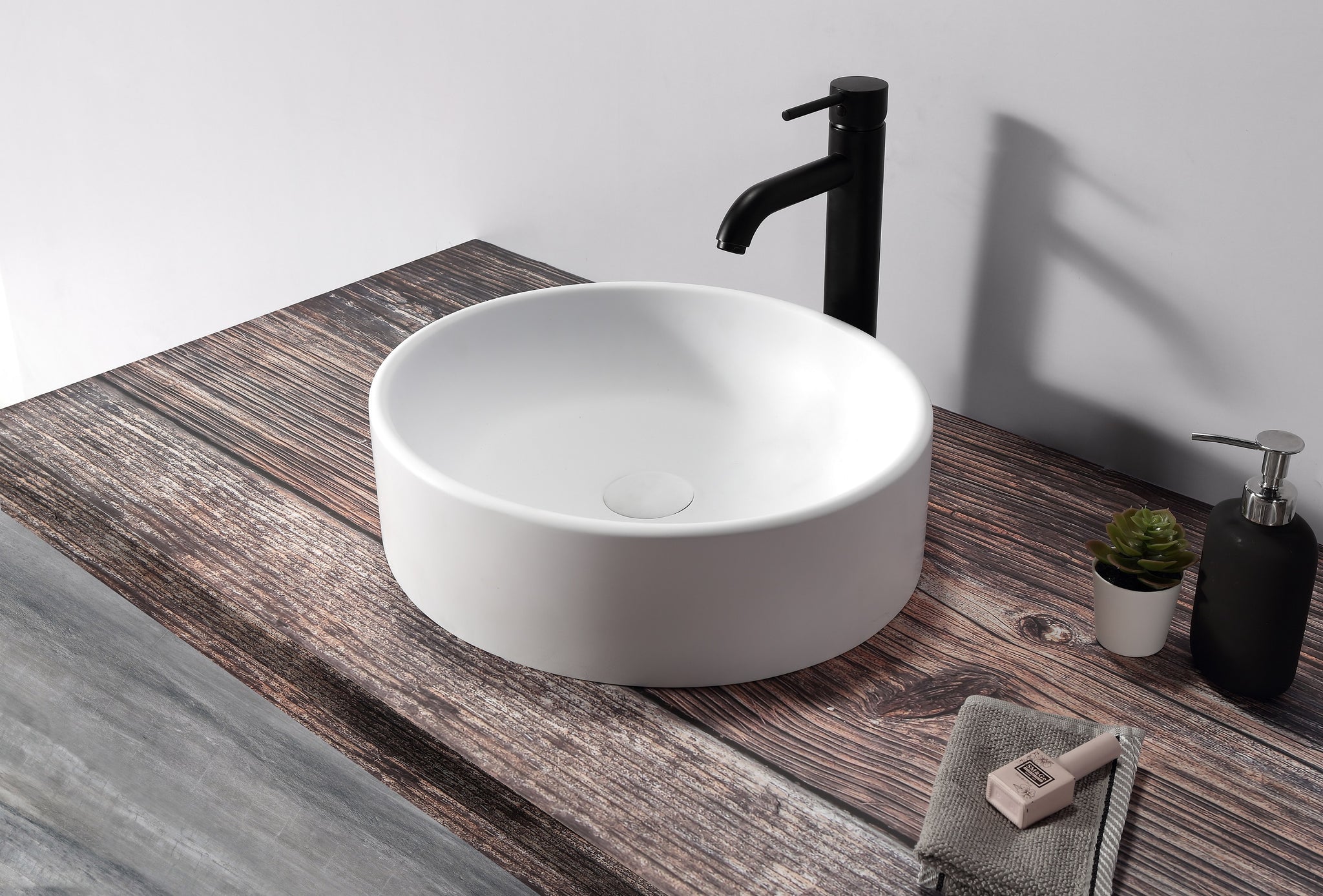 On-trend Hugi Round Basin - 435mm - B1110