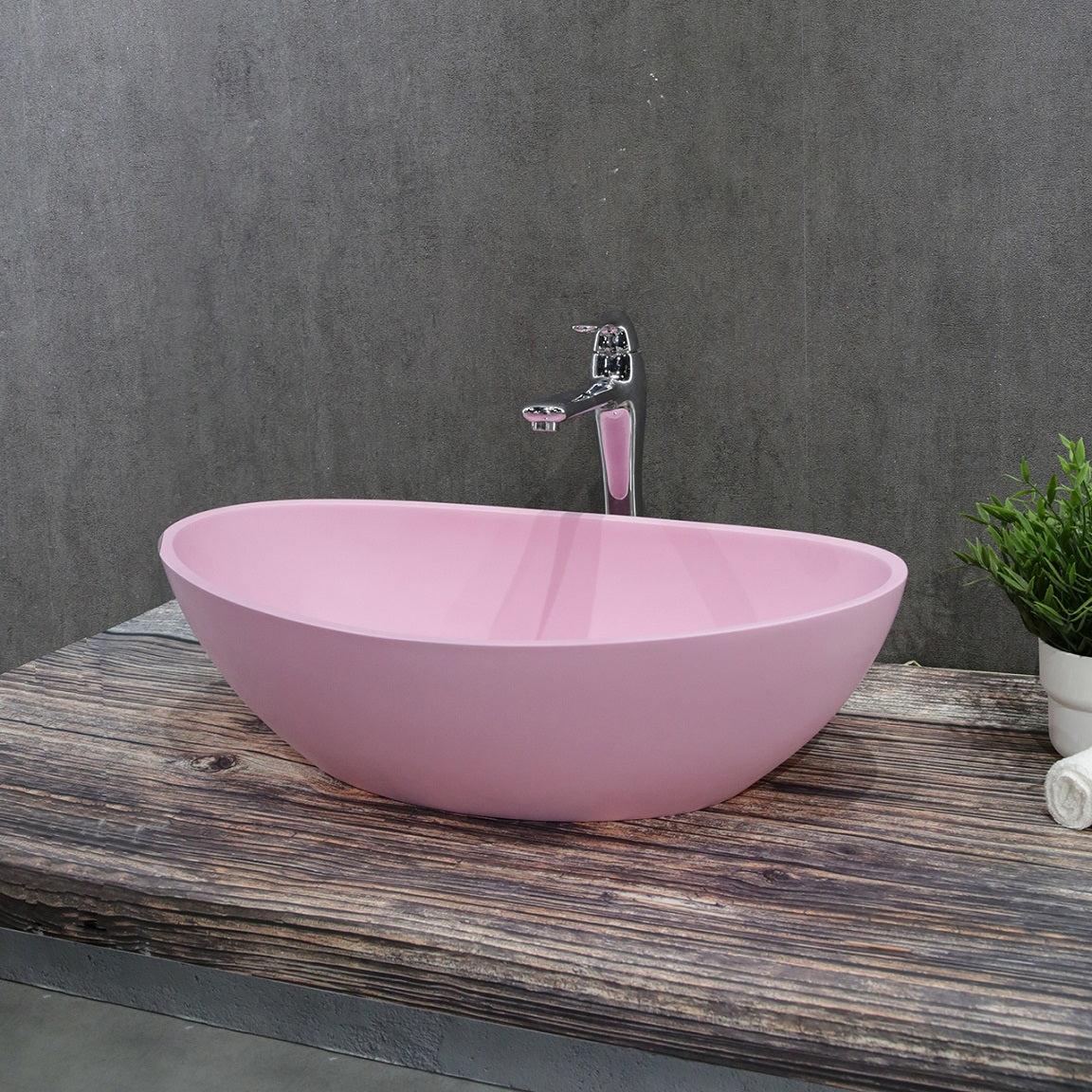Star Pink Basin - 620mm - B1307