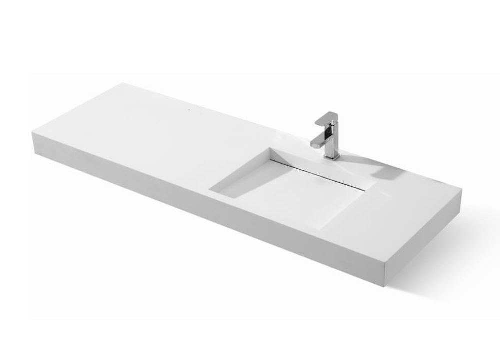 Hugi Oversized Wall Hung Basin - 1580mm - B1333