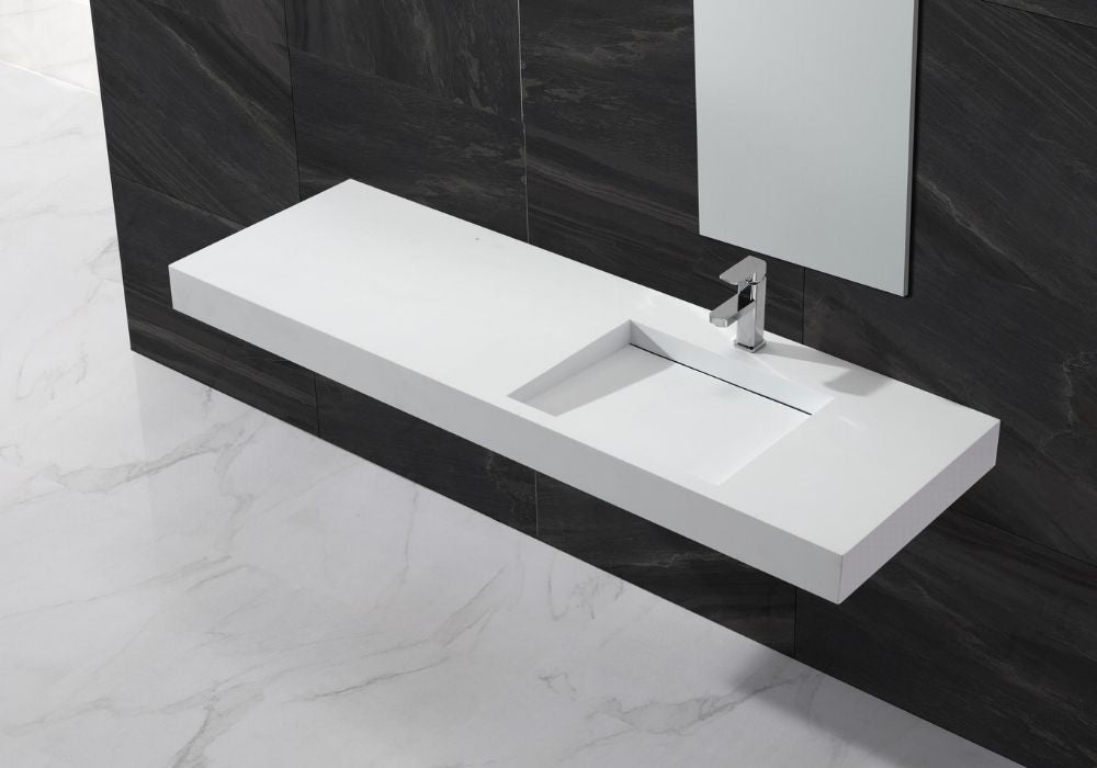 Hugi Oversized Wall Hung Basin - 1580mm - B1333