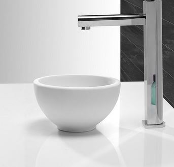Hugi Small Compact Stone Basin - 200mm - B1515