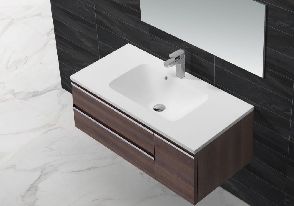 Hugi Stone Vanity Top Basin - 1000mm - B1524