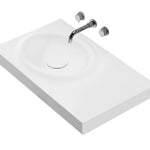 Hugi Wall Hung Basin & Bench - 890mm - B1545