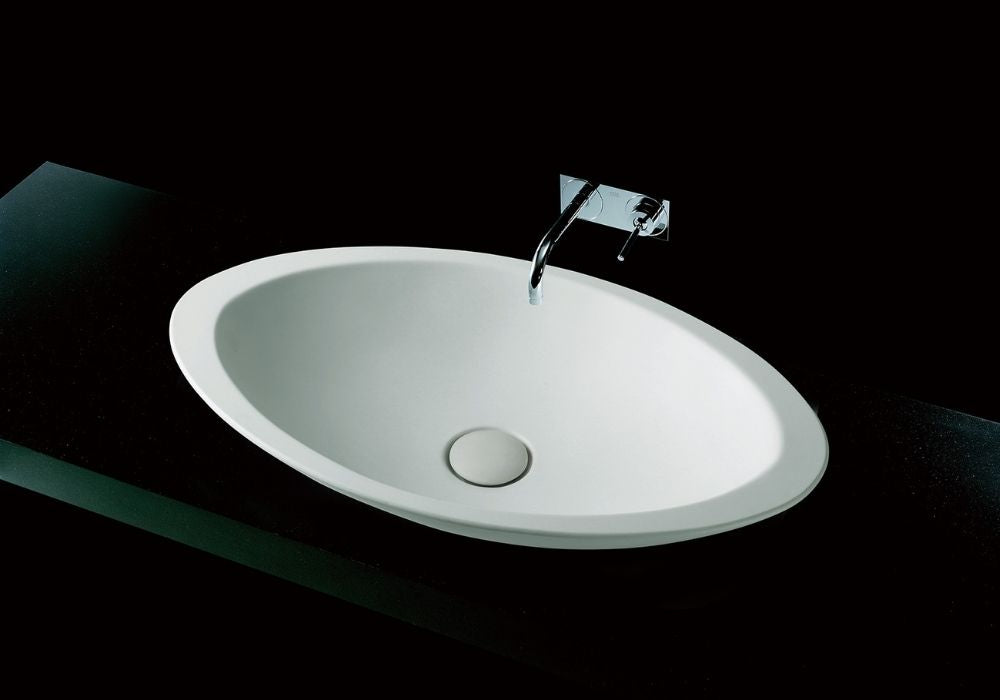 Toka Lite Oval Benchtop With Fine Edges - 290mm - CSB06