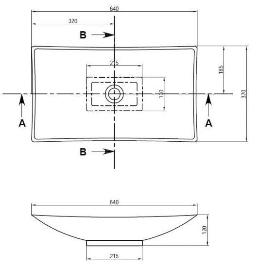 Toka Lite Basin CSB11 614mm Architect Design