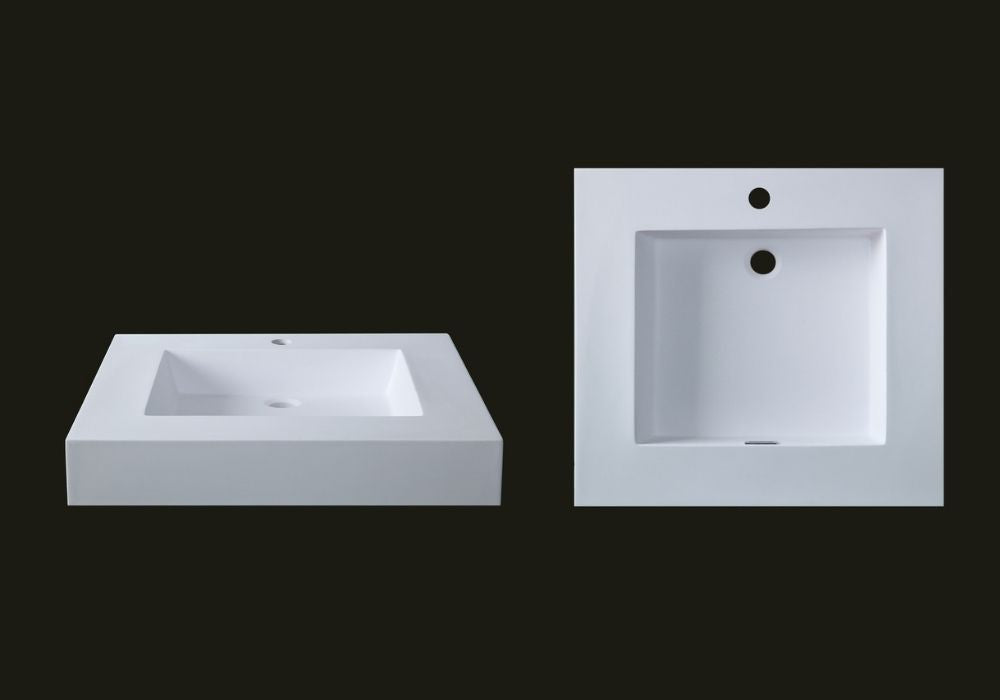 Toka Lite Square Basin - 600mm - CSB50