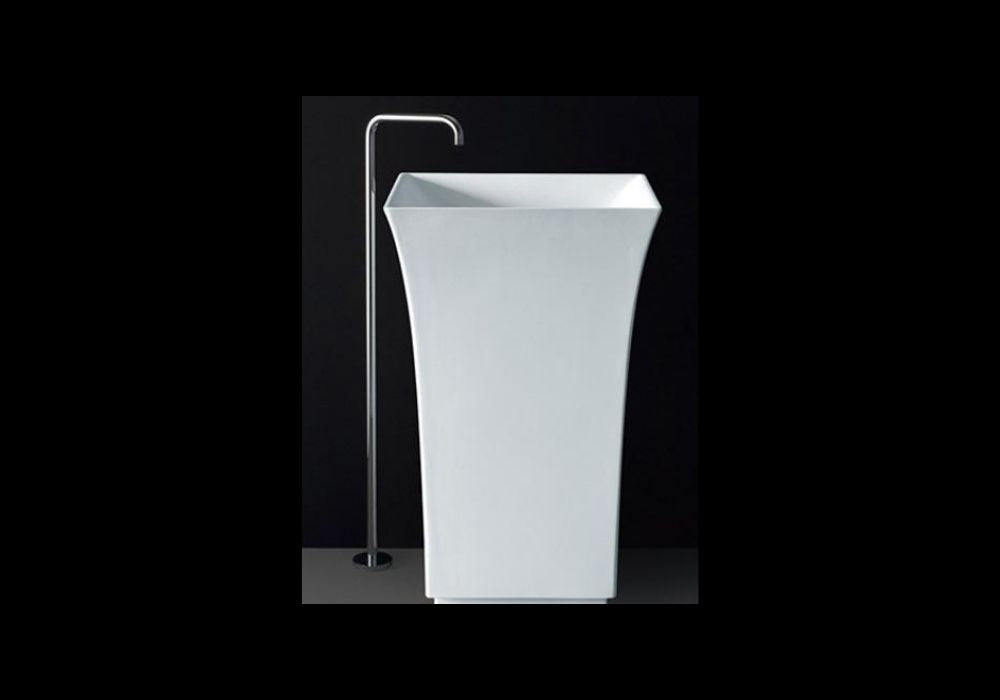 Toka Lite Pedestal Stone Basin - Elegant Style - 840mm - CSB84