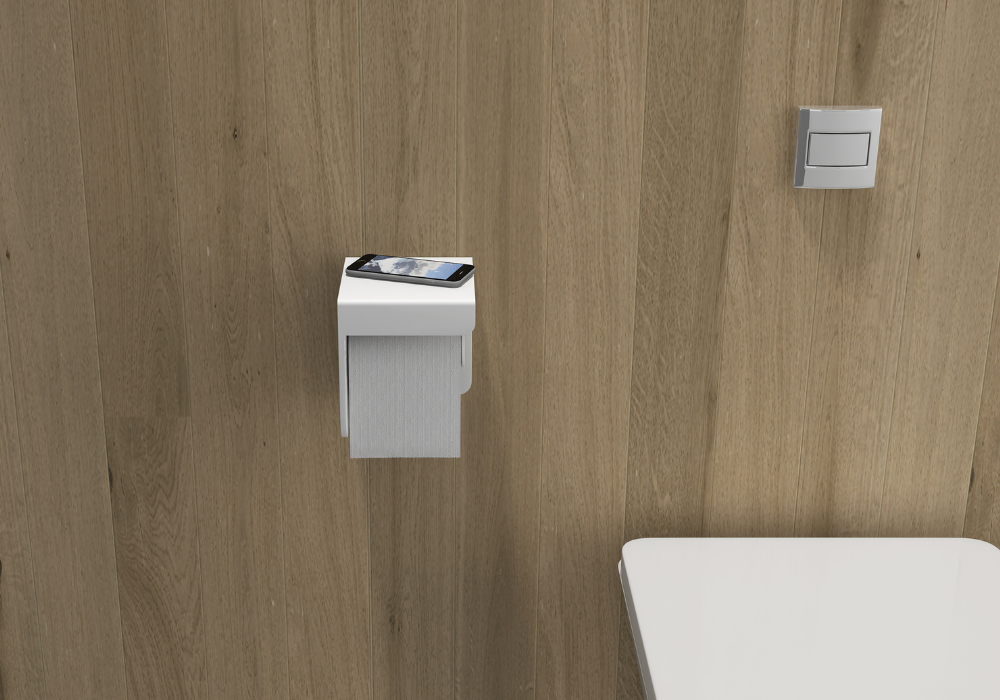 Flat Top Toilet Roll Holder - G01159