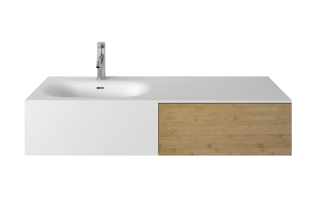 Wall Hung Vanity & Solid Basin - 1200mm - G38487